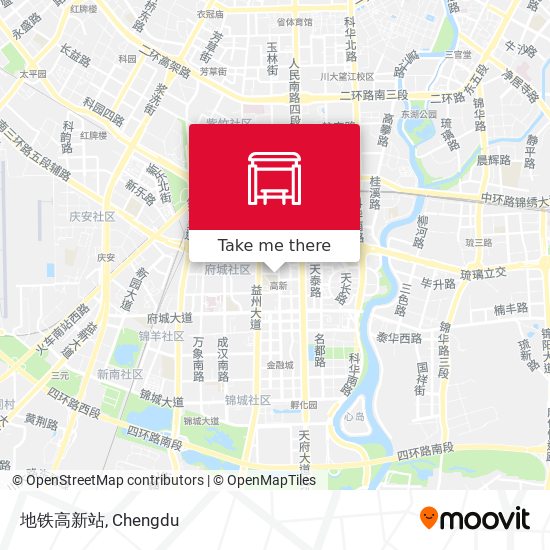 地铁高新站 map
