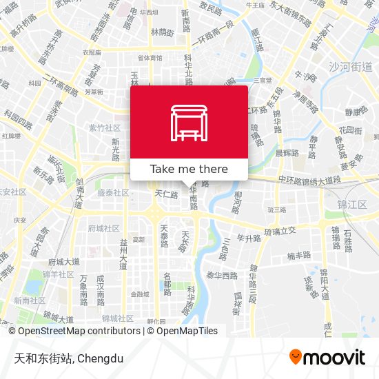 天和东街站 map