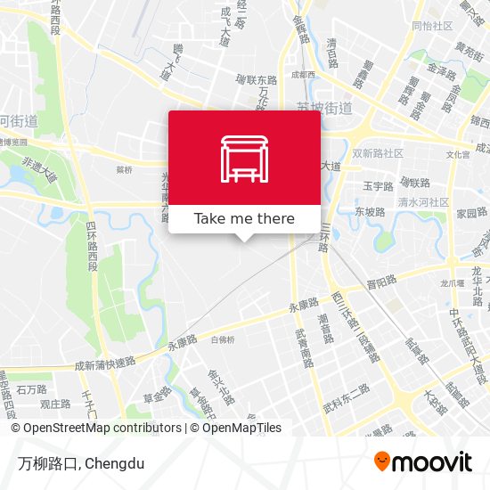 万柳路口 map