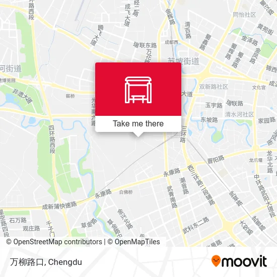 万柳路口 map