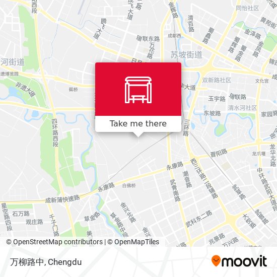 万柳路中 map
