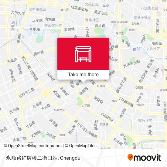 永顺路红牌楼二街口站 map