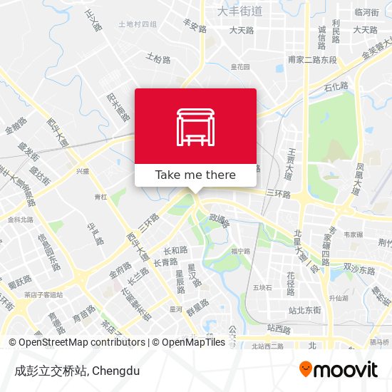 成彭立交桥站 map