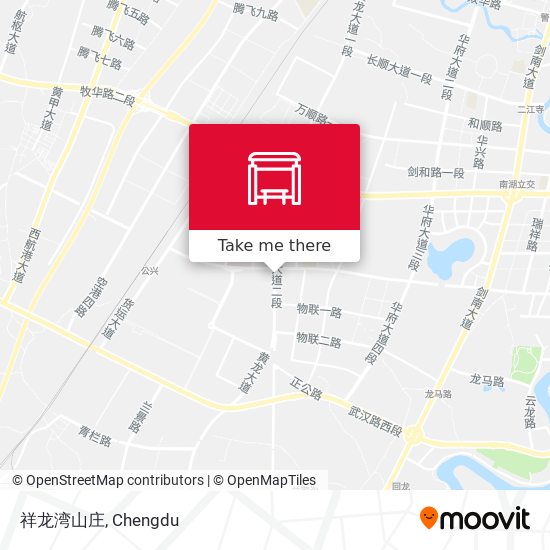 祥龙湾山庄 map