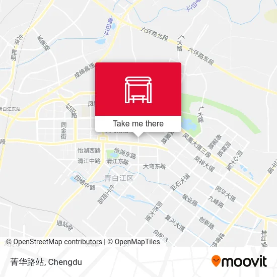 菁华路站 map