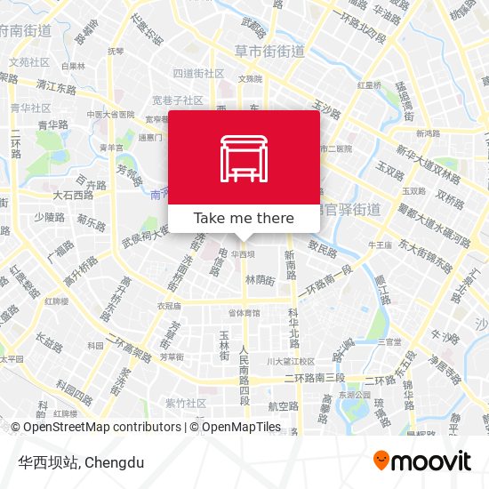 华西坝站 map