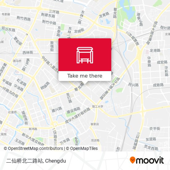 二仙桥北二路站 map