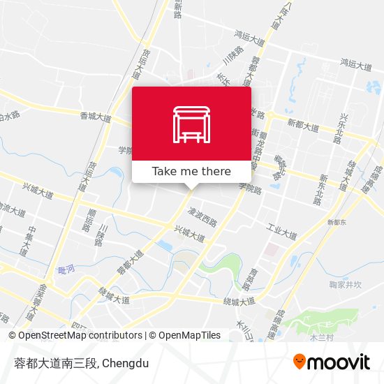 蓉都大道南三段 map