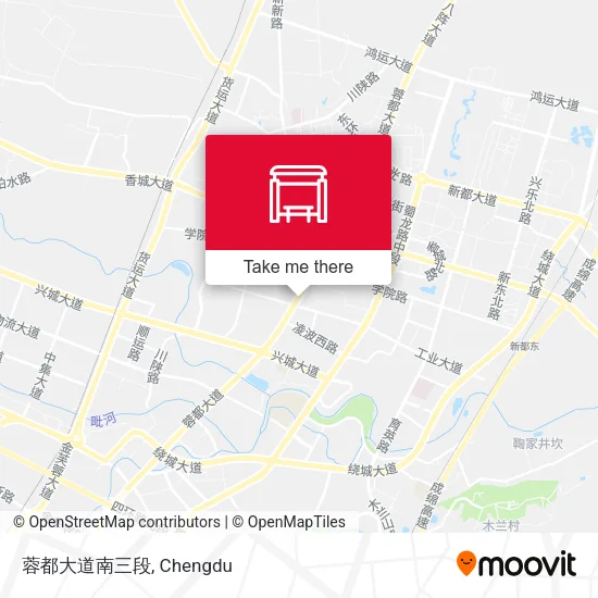 蓉都大道南三段 map