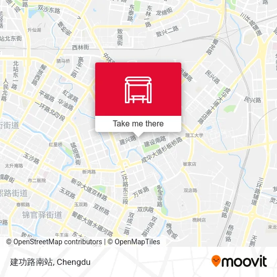建功路南站 map