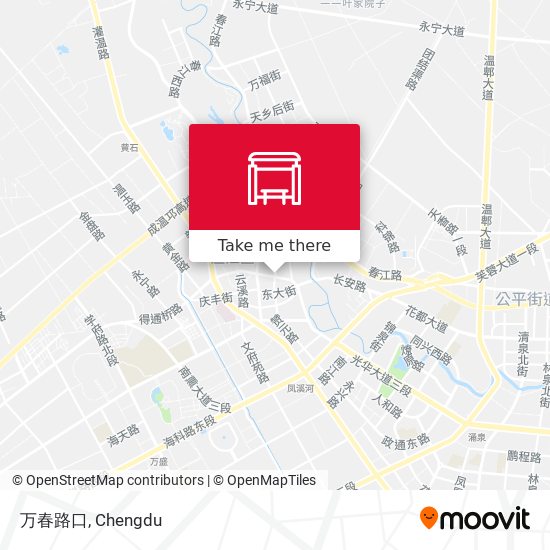 万春路口 map