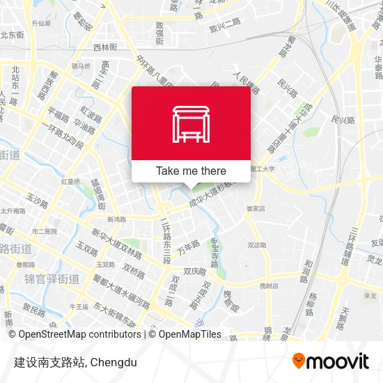 建设南支路站 map