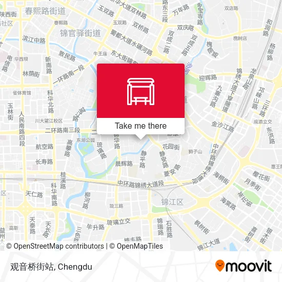观音桥街站 map