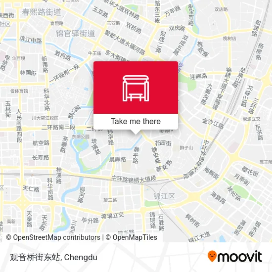 观音桥街东站 map