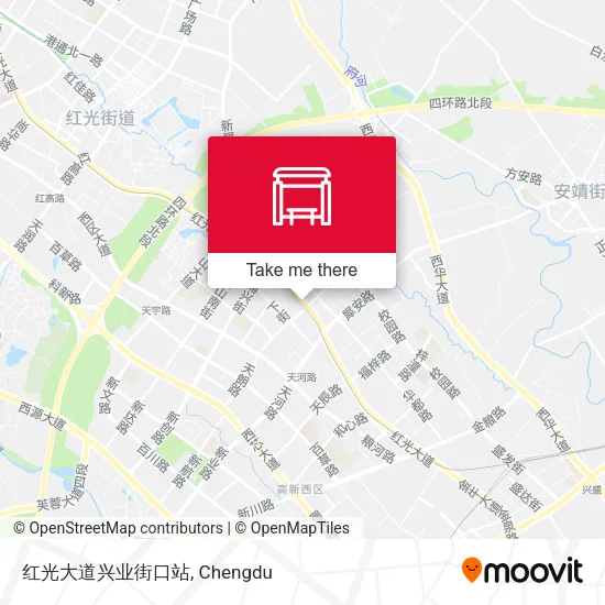 红光大道兴业街口站 map