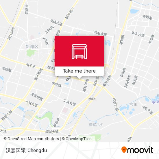 汉嘉国际 map