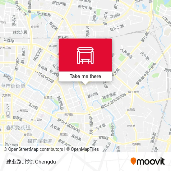 建业路北站 map