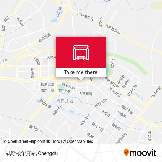凯斯顿华府站 map