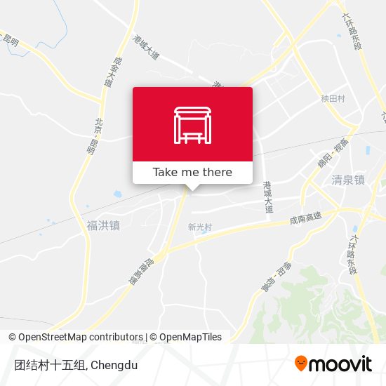 团结村十五组 map