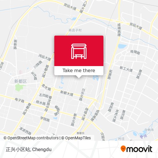 正兴小区站 map