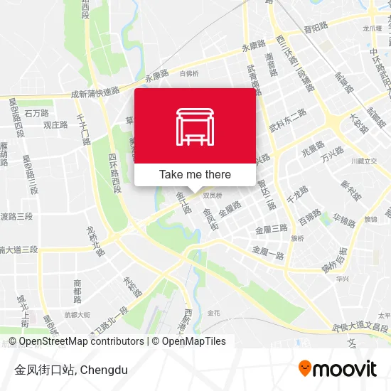 金凤街口站 map