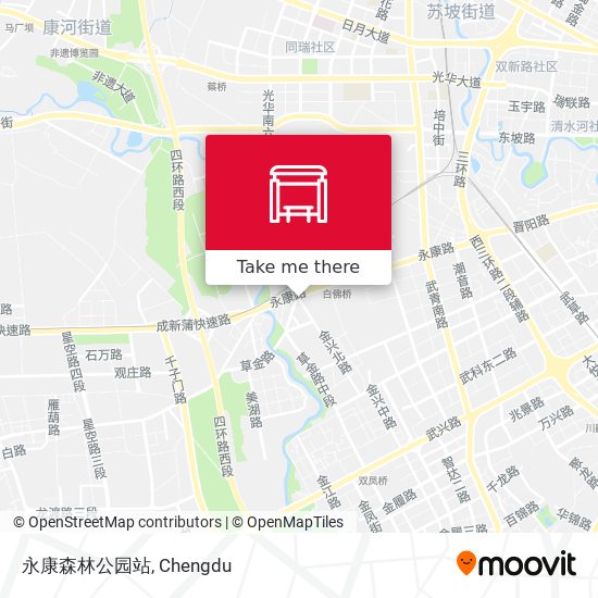 永康森林公园站 map