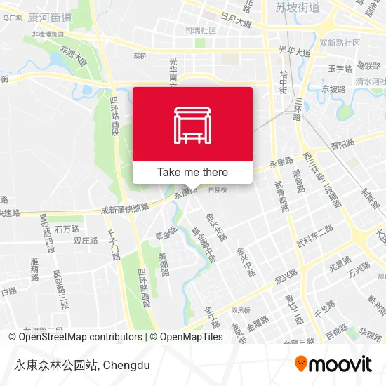 永康森林公园站 map