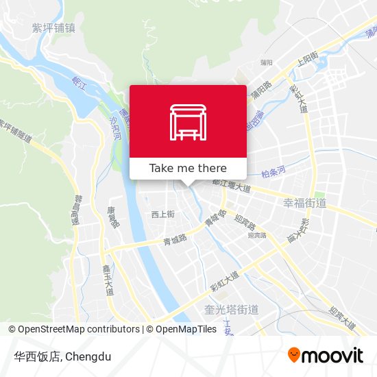 华西饭店 map