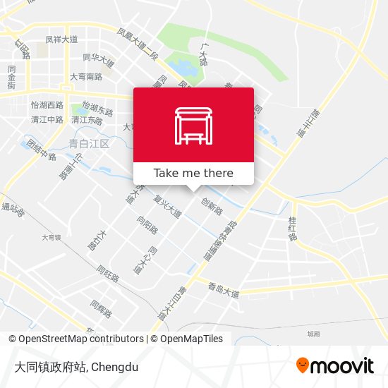 大同镇政府站 map