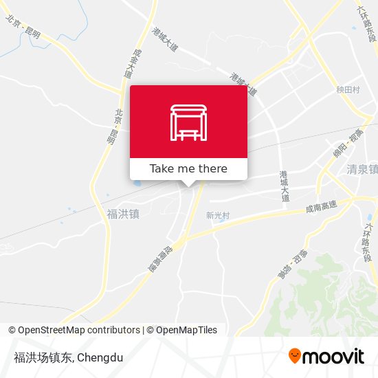 福洪场镇东 map
