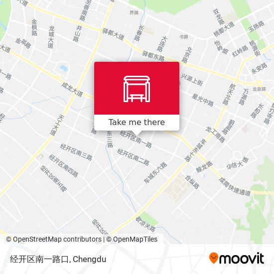 经开区南一路口 map