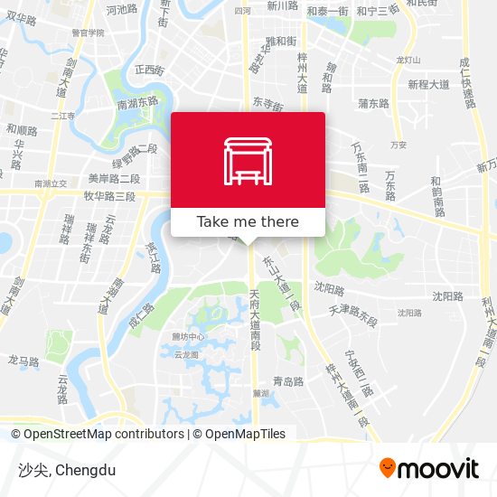 沙尖 map