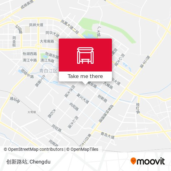 创新路站 map