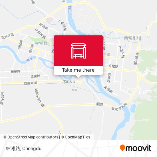 韩滩路 map