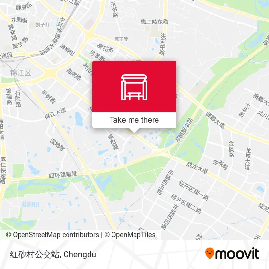 红砂村公交站 map