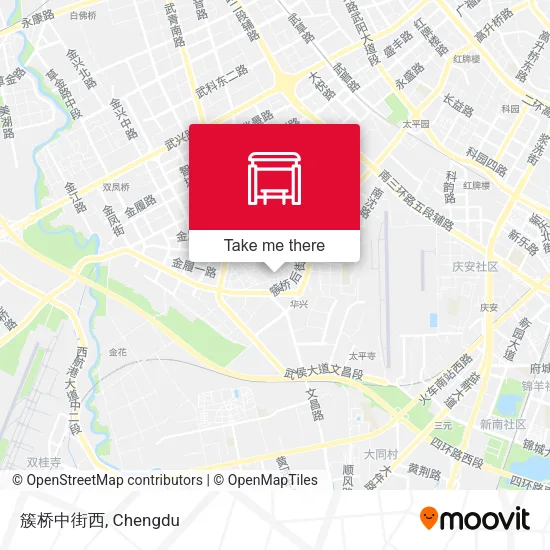簇桥中街西 map