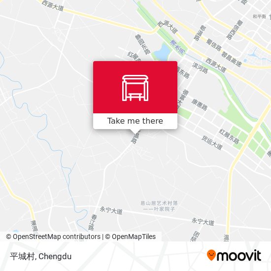 平城村 map