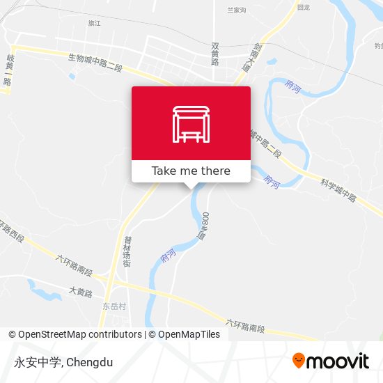永安中学 map