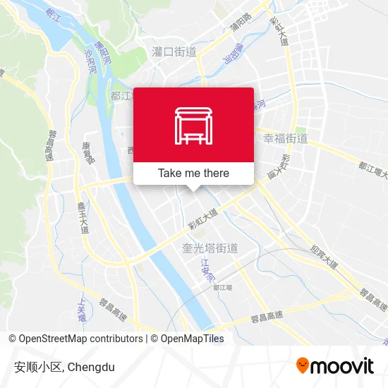 安顺小区 map