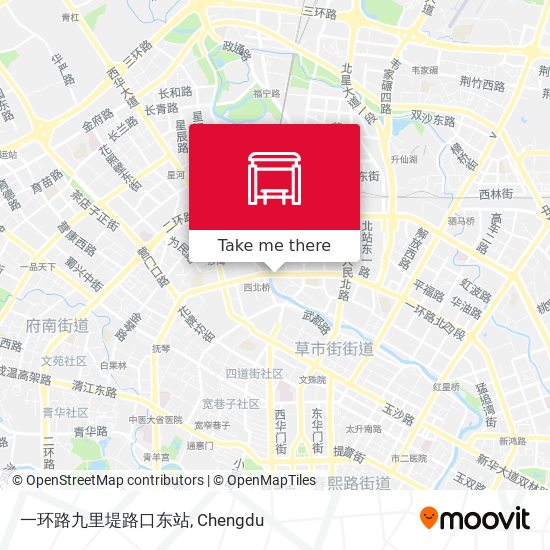一环路九里堤路口东站 map