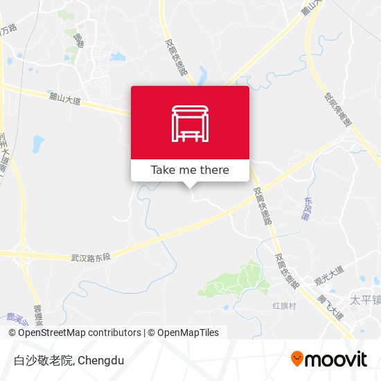 白沙敬老院 map