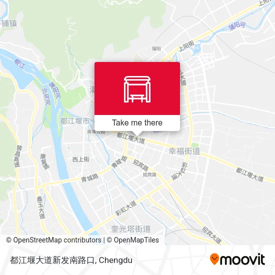 都江堰大道新发南路口 map