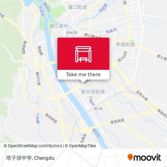 塔子坝中学 map