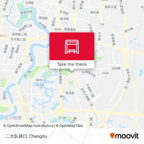 二大队路口 map