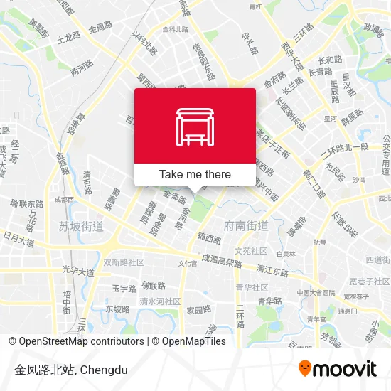 金凤路北站 map