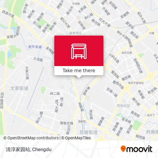 清淳家园站 map