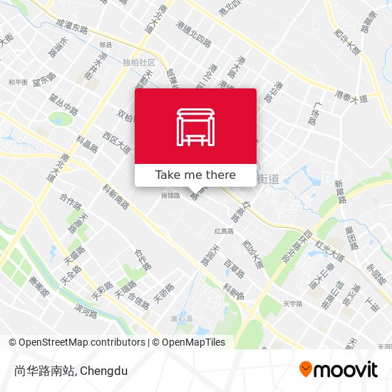 尚华路南站 map
