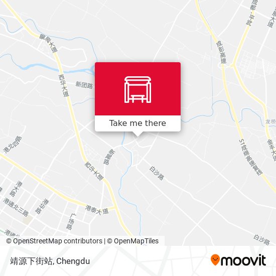 靖源下街站 map