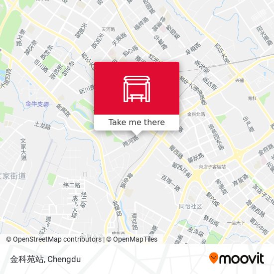 金科苑站 map
