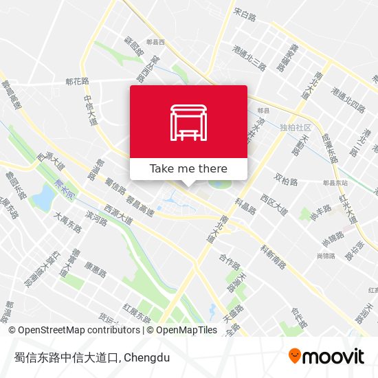 蜀信东路中信大道口 map